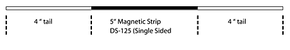 EM Book Strip, 5" Single Sided, (125 mm)
